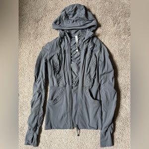 Lululemon Grey Full Zip Jacket Size 6